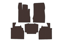 Mercedes S-Class W220 1998–2005 Rubberen automatten Carsuit (Long, Bruin) foto 1