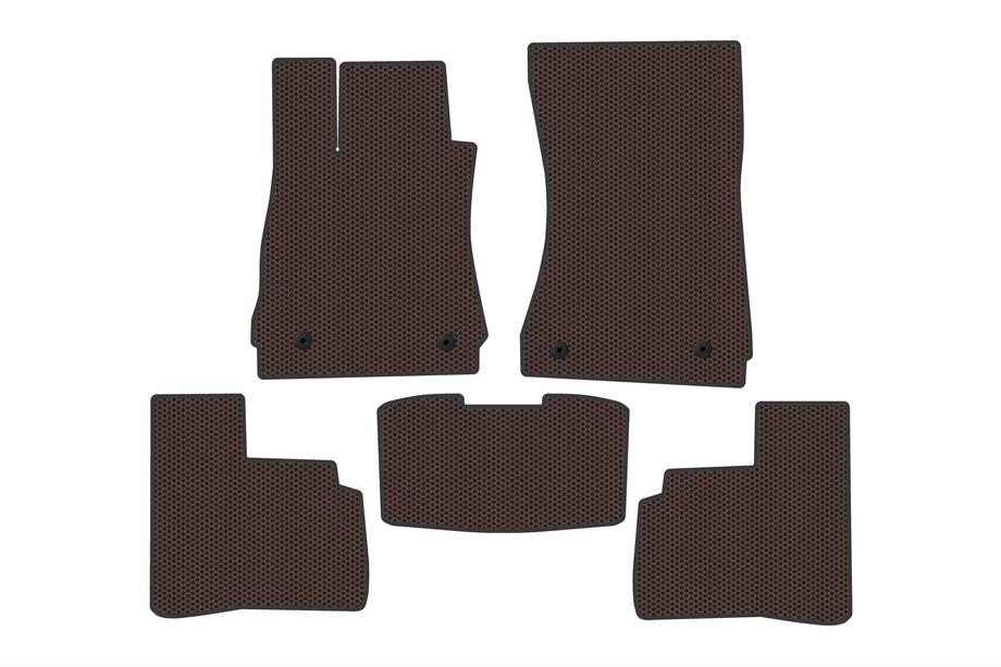Mercedes S-class W221 2005–2013 Rubberen automatten Carsuit (Short, Bruin) Image