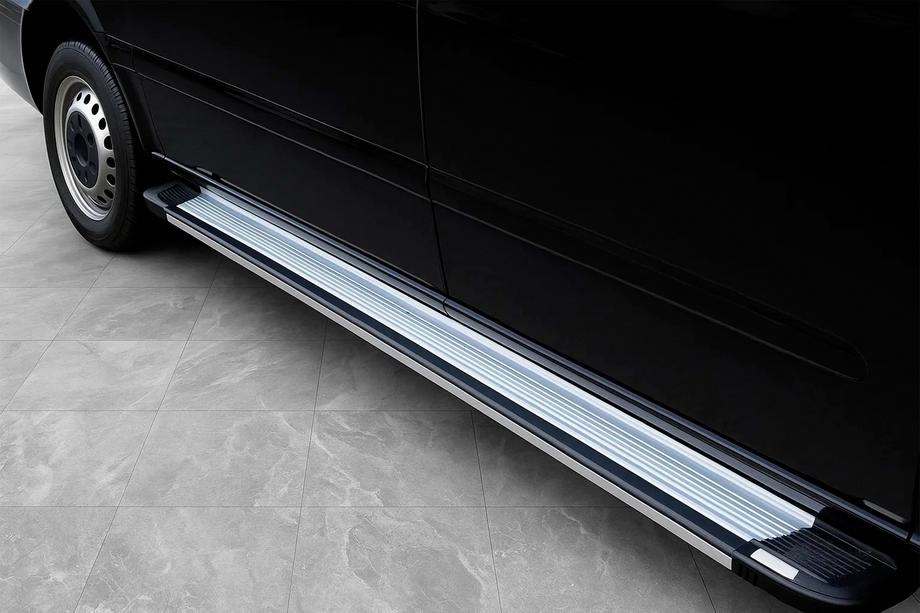 Mercedes Vito/V-klasse W447 2014– Rainbow zijtreden (set van 2, aluminium) Image