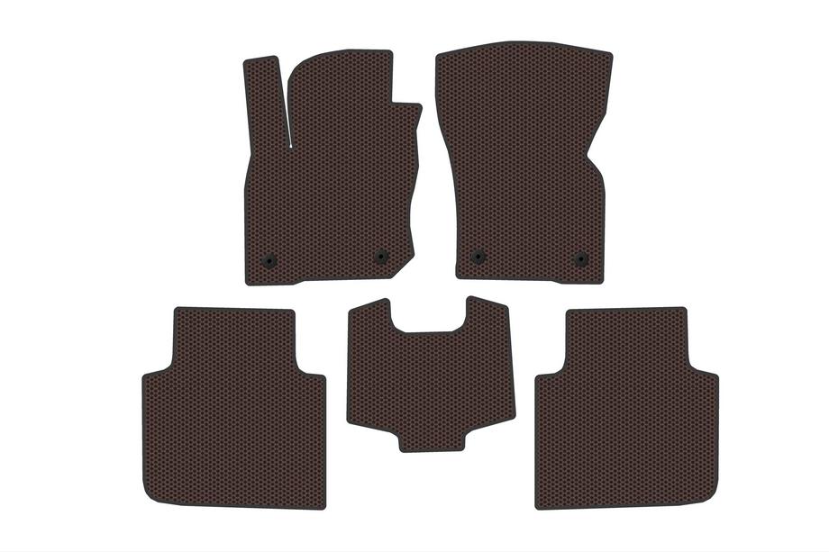 Skoda Kodiaq 2023– Rubberen automatten Carsuit (Bruin) Image