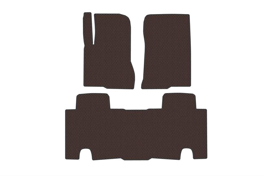 SsangYong Musso II 2018– Rubberen automatten Carsuit (Bruin) Image