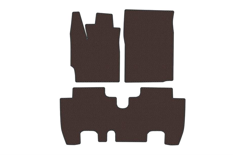 Toyota Urban Cruiser 2009–2014 Rubberen automatten Carsuit (Bruin) Foto 1
