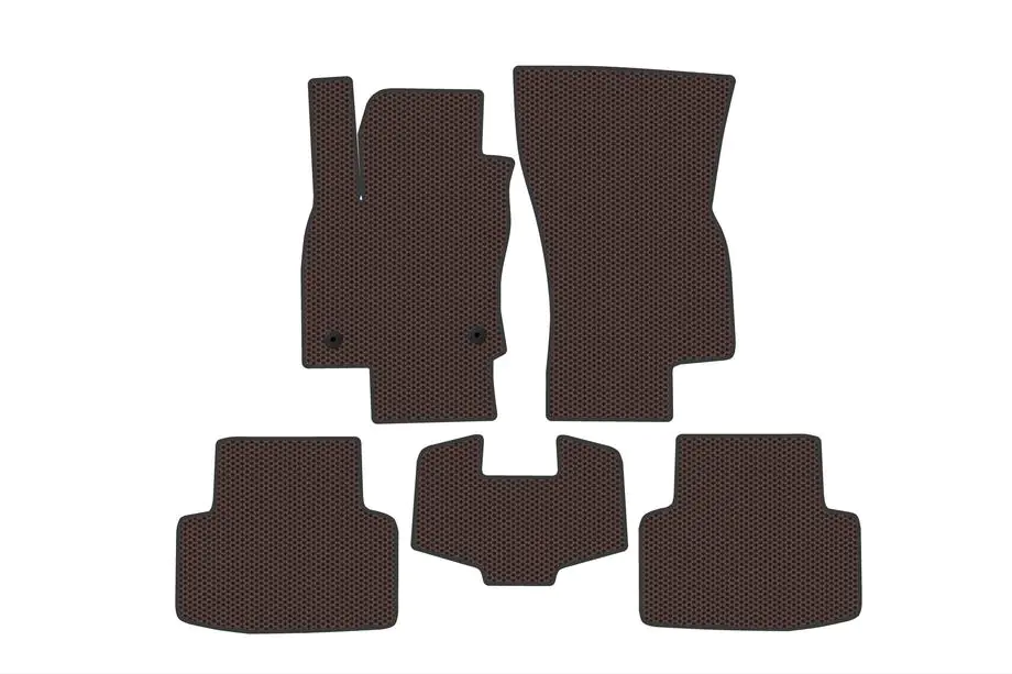 Volkswagen Taos/Tharu 2018–2024 Rubberen automatten Carsuit (Bruin) Image