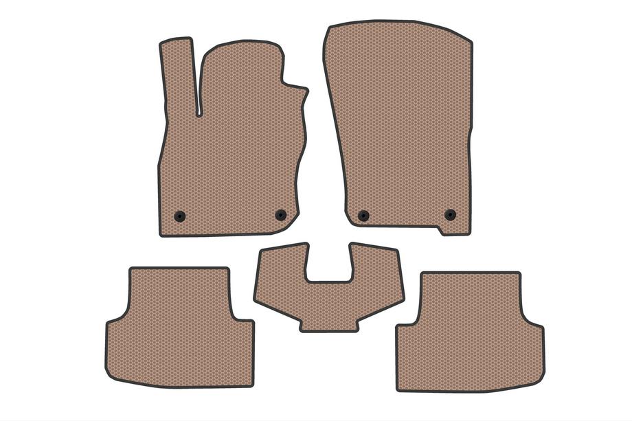 Audi A3 2020– Rubberen automatten Carsuit (HB, beige) Image