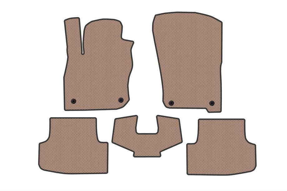 Audi A3 2020– Rubber automatten Carsuit (Sedan, beige) Foto 1