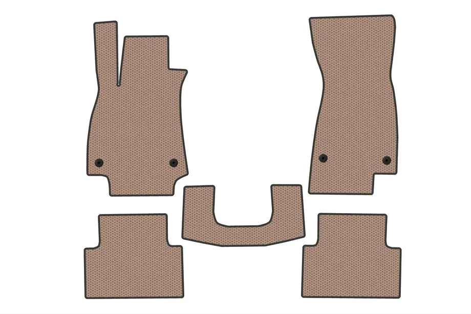 Audi A5 2024– Rubberen automatten Carsuit V2 (Sedan, beige) Image