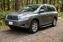 Toyota Highlander 2008–2013 Duru side steps (2 stuks, aluminium) foto 1