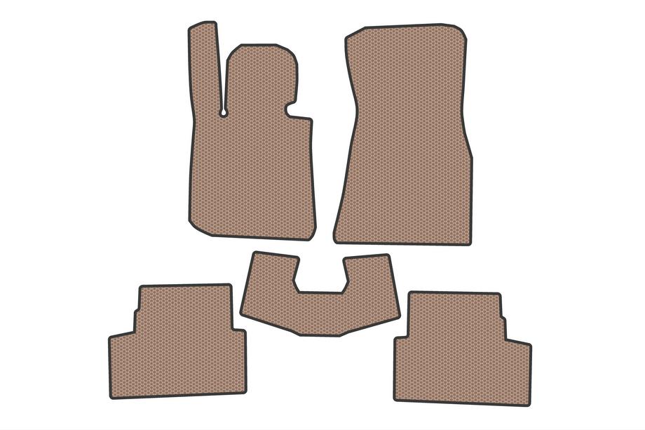 BMW 4-serie G22/23/26 2020– Carsuit rubberen automatten (voor i4 G26, beige) Foto 9