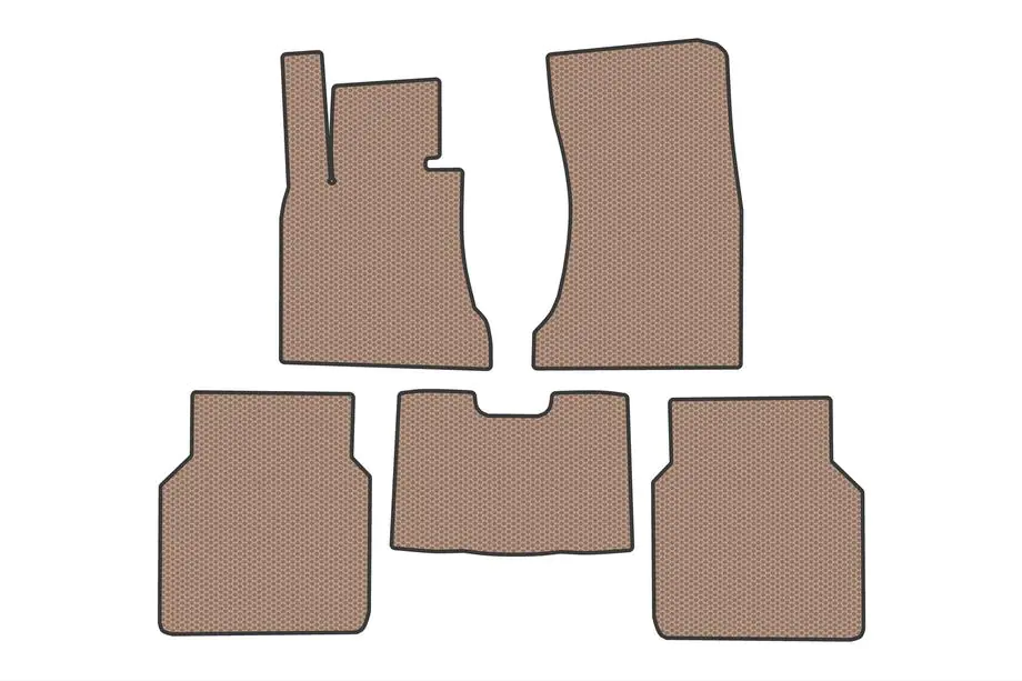 BMW 7-serie E65/66 2001–2008 Rubberen automatten Carsuit (voor E66, beige) Image