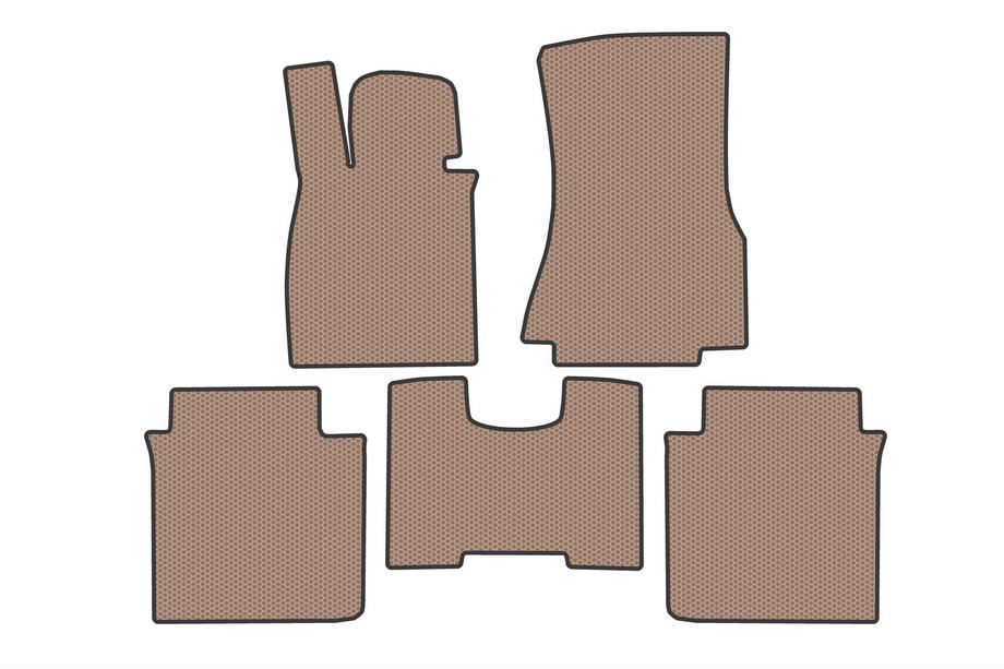 BMW 7 Serie G70/G71 2022– Carsuit rubberen automatten (voor G70E, beige) Image