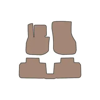 Rubberen automatten Carsuit (voor IX1, beige) foto 1