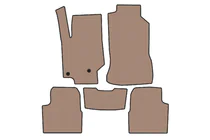 Citroen C4 X/e-C4 X 2022– Carsuit rubber automatten (benzine, beige) foto 1