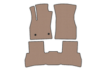 Fiat Doblo II 2010–2022 Rubberen automatten Carsuit V2 (2010-2015, Beige) foto 1