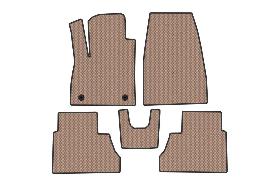 Ford Courier 2023– Rubberen automatten Carsuit (Beige) Image