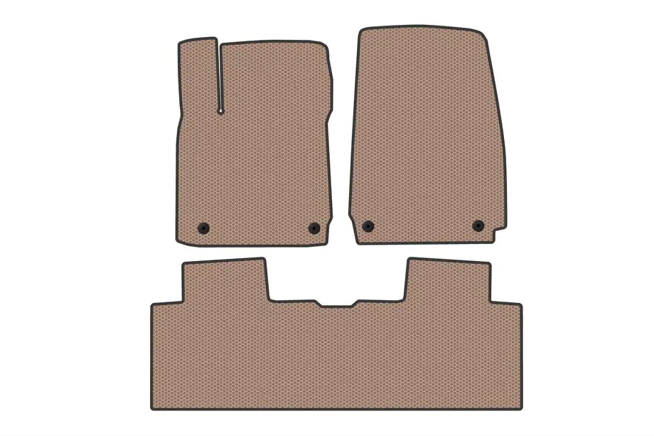 Hyundai Ioniq 6 2022– Rubberen automatten Carsuit (Beige) Image