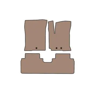 Rubberen automatten Carsuit (Beige)