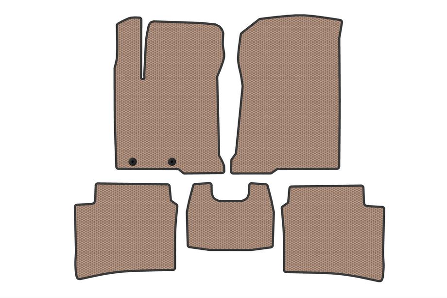 Hyundai I-20 2020– Rubberen automatten Carsuit (Beige) Image