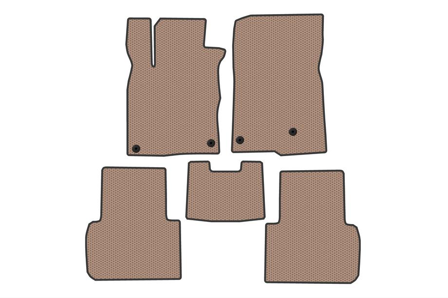 Honda Civic Sedan 2021– Rubberen automatten Carsuit (Beige) Image