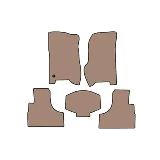 Rubberen automatten Carsuit (Beige) foto 1