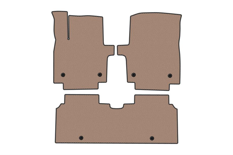 Kia EV6 2021– Rubberen automatten Carsuit (Beige) Image