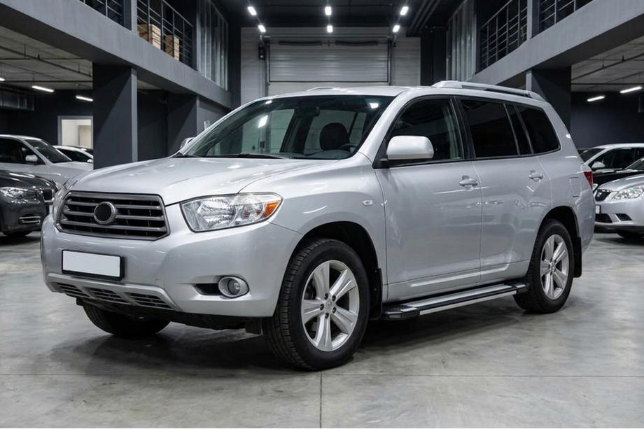 Toyota Highlander 2008–2013 Rainbow zijtreden (set van 2, aluminium) Image