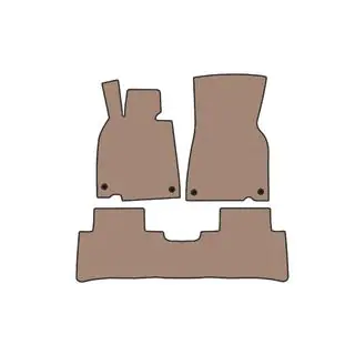 Rubberen automatten Carsuit (Beige) foto 1