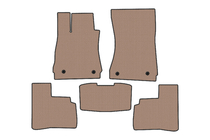 Mercedes S-class W221 2005–2013 Rubberen automatten Carsuit (Short, Beige) foto 1