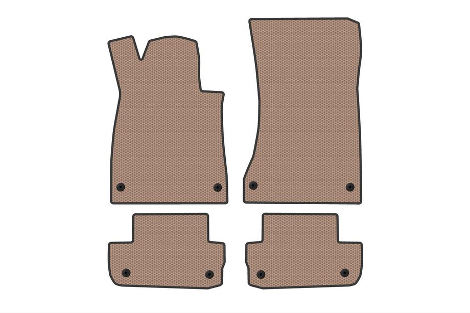 Mercedes S-class C217 Coupé 2014–2020 Rubber automatten Carsuit (2017-2020, Beige) Image