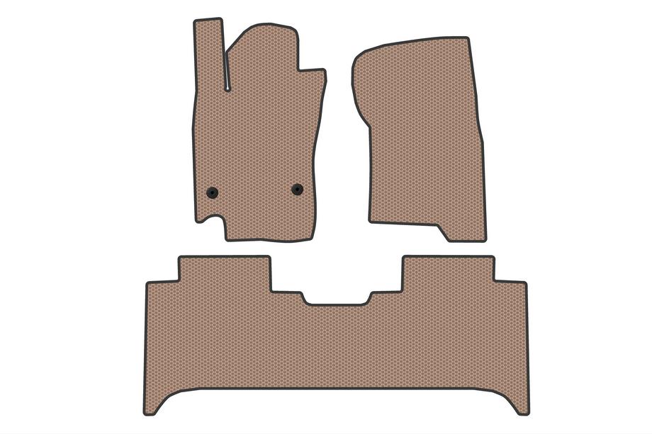 Nissan Navara/NP300 2016– Rubberen automatten Carsuit V2 (Beige) Image