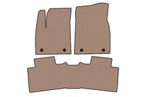 MG HS 2024– Rubberen automatten Carsuit (Hybrid, Beige) foto 1