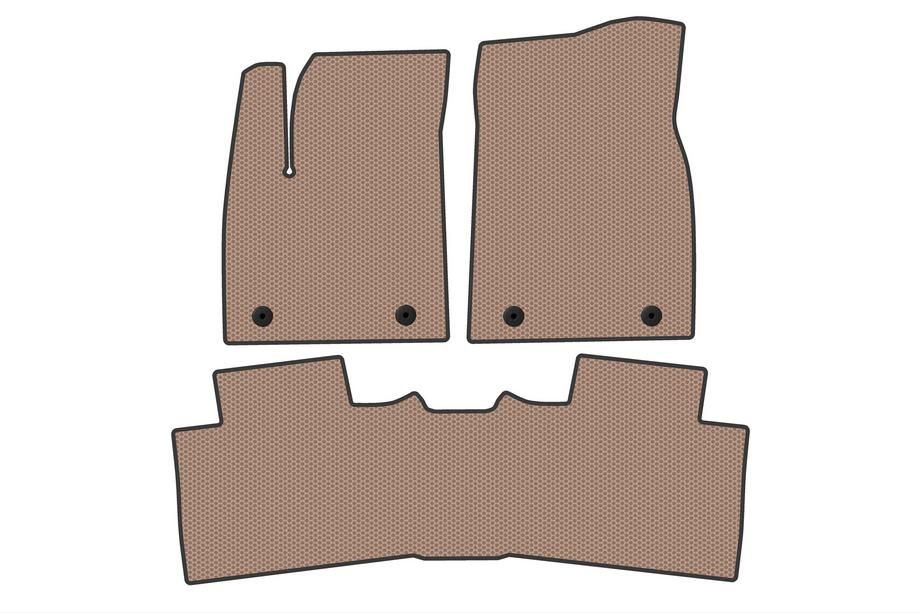MG HS 2024– Rubberen automatten Carsuit (Hybrid, Beige) Image