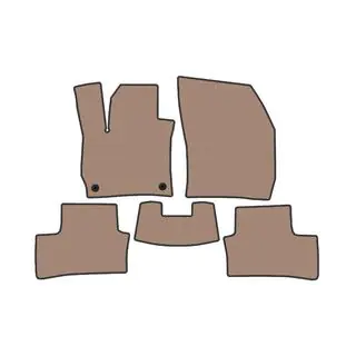 Rubberen automatten Carsuit (Електро, beige)