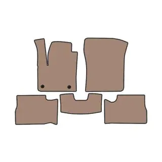 Rubberen mattenset Carsuit (Електро, Beige) foto 1