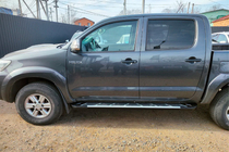 Toyota Hilux 2006–2015 Sunrise side steps (set van 2, aluminium) foto 4