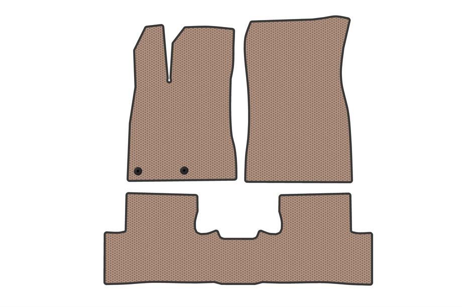 Peugeot 3008 2024– Rubberen automatten Carsuit (Beige) Foto 1