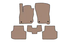 Seat Leon 2020– Rubberen automatten Carsuit (Beige) foto 1