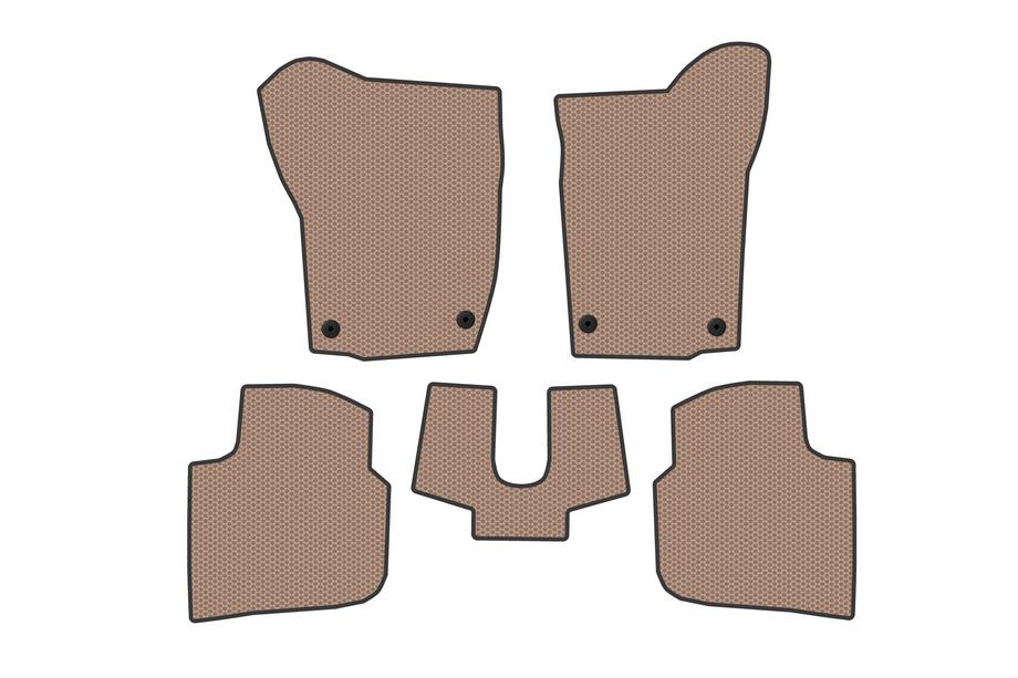 Seat Toledo 2012–2019 Rubberen automatten Carsuit (Beige) Image