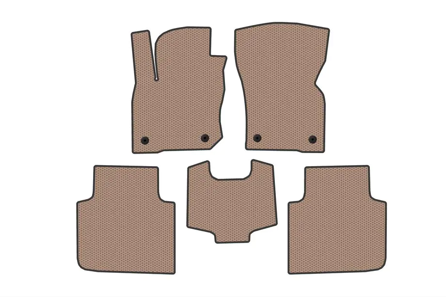 Skoda Kodiaq 2023– Rubberen automatten Carsuit (Beige) Image