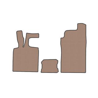 Rubberen automatten Carsuit (Beige)
