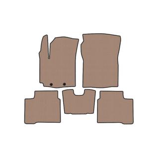Rubberen automatten Carsuit (Beige)