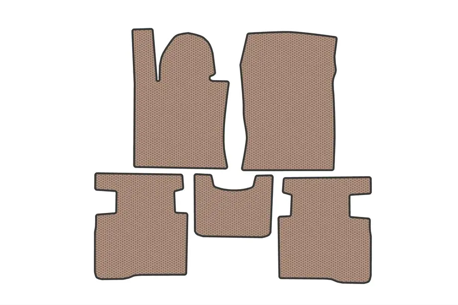 SsangYong Korando 2019– Rubberen automatten Carsuit (Beige) Image