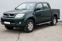 Toyota Hilux 2006–2015 Duru side steps (2 stuks, aluminium) foto 1
