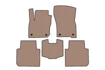 Volkswagen Tayron 2024– Rubberen automatten Carsuit (Beige) foto 1