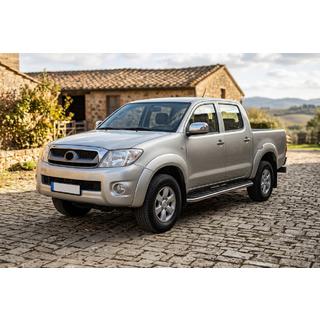 Maydos V1 zijtreden (set 2 stuks, aluminium + RVS) Toyota Hilux 2006–2015 foto 1