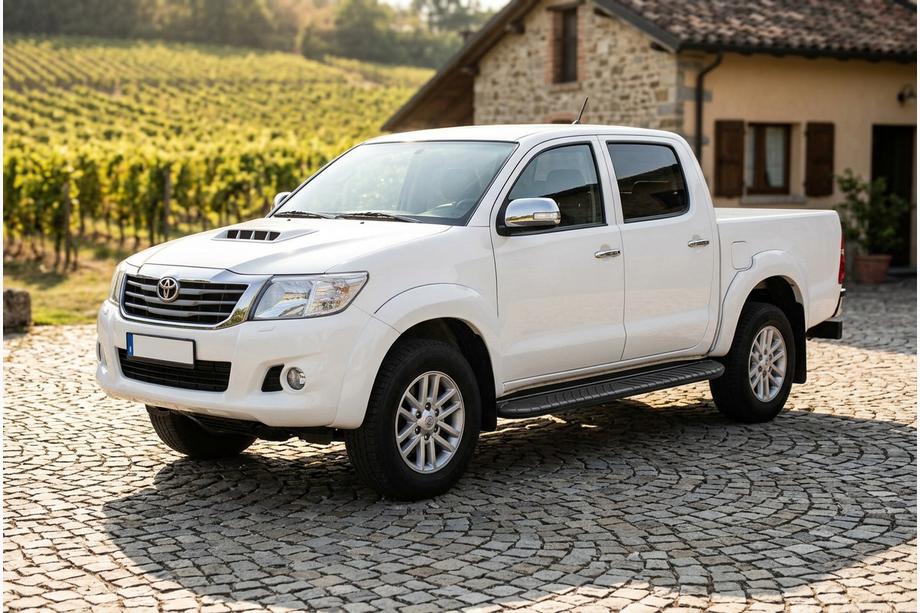 Toyota Hilux 2006–2015 Bosphorus Black side steps (2 st., aluminium) Image