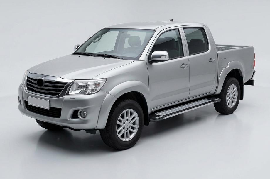 Toyota Hilux 2006–2015 Rainbow zijtreden (set van 2, aluminium) Image