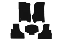 Jeep Cherokee/Liberty 2002–2007 Rubberen automatten Carsuit (Zwart) foto 1