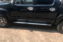 Toyota Hilux 2006–2015 Side steps Allmond Grey (2 stuks, aluminium) foto 4