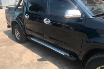 Toyota Hilux 2006–2015 Side steps Allmond Grey (2 stuks, aluminium) foto 6