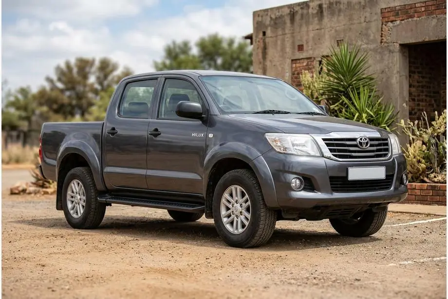 Toyota Hilux 2006–2015 Allmond Black zijtreden (2 st., aluminium) Image